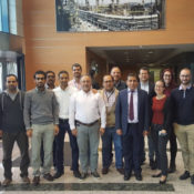 With Hydrocracker Unit HAZOP/SIL team member from DUQM Refinery, Chevron Lummus Global, Wood Group (PMC) and TR Engineering at the end of the workshop at TR Engineering Office in Madrid.